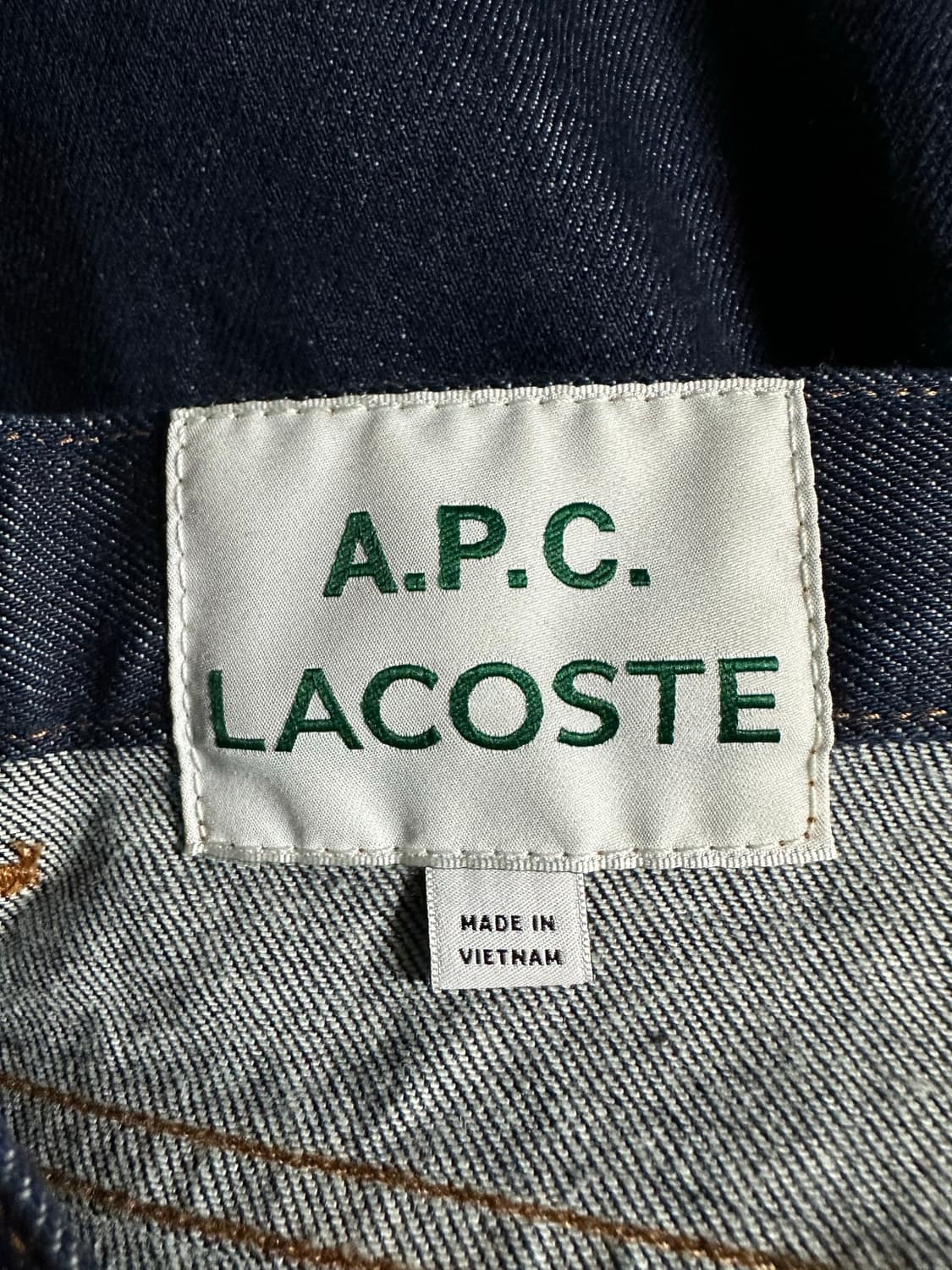 라코스테 x a.p.c 아페쎄 로우컷 데님 팬츠 상품이미지3