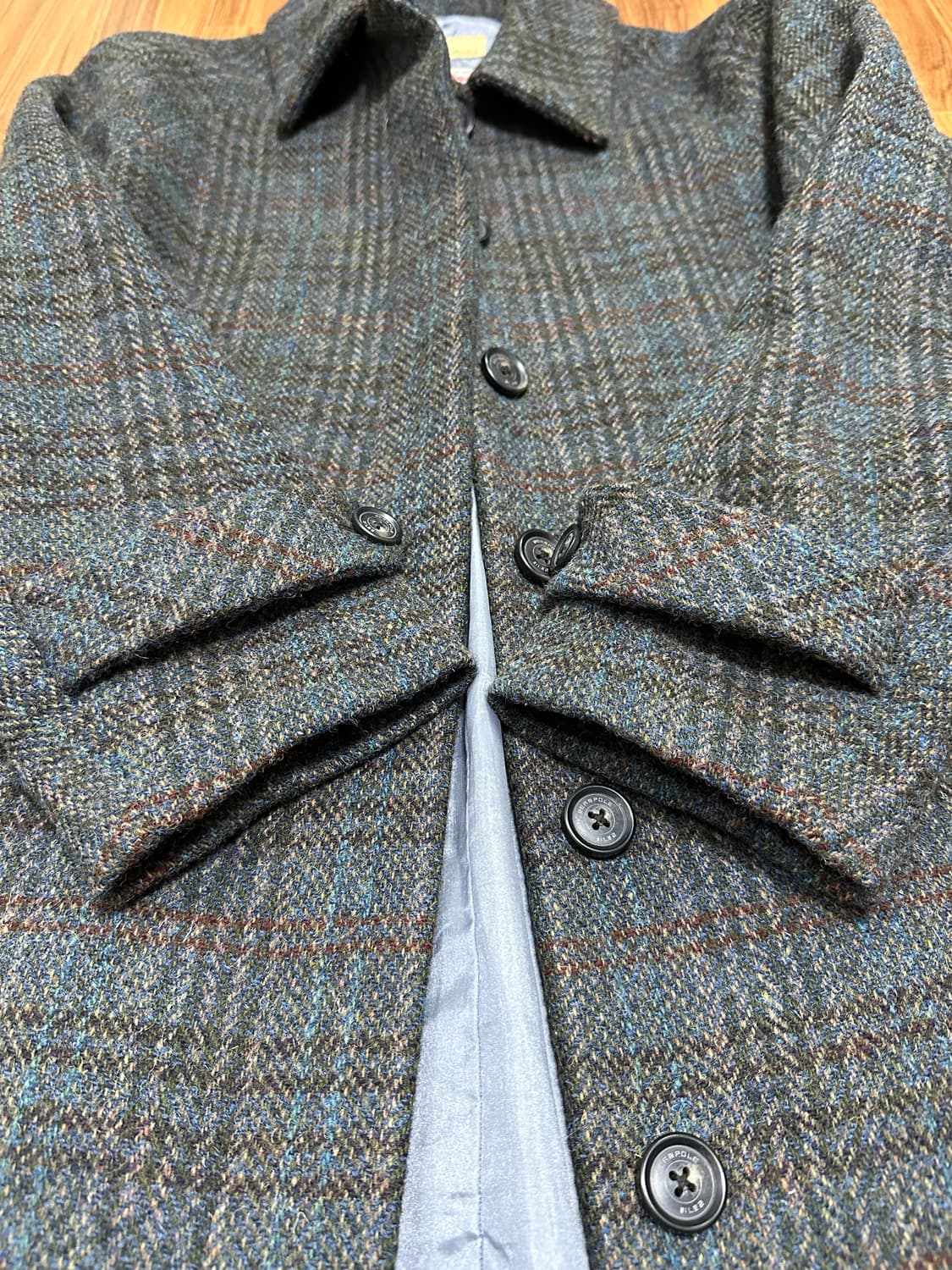 빈폴x해리스 트위드 헤링본 싱글코트 90(M) 상품이미지7