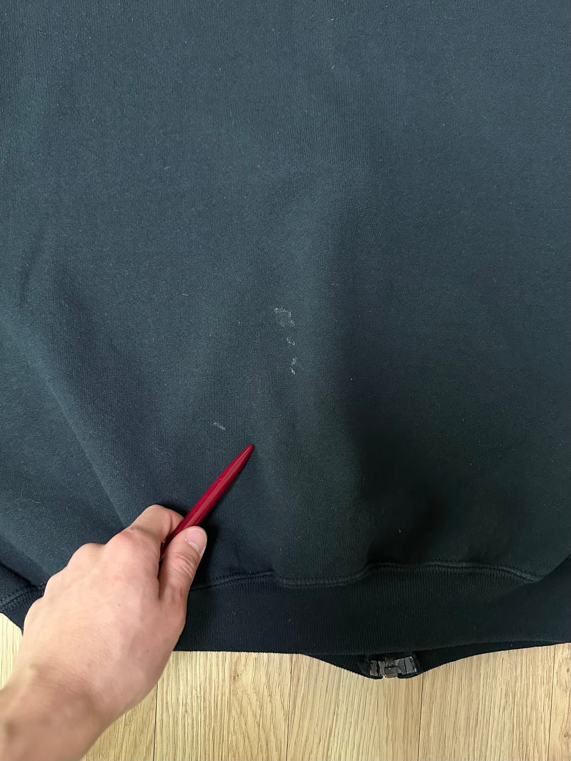 90s 빈티지 러셀 후드집업 다크그린 XL 상품이미지10