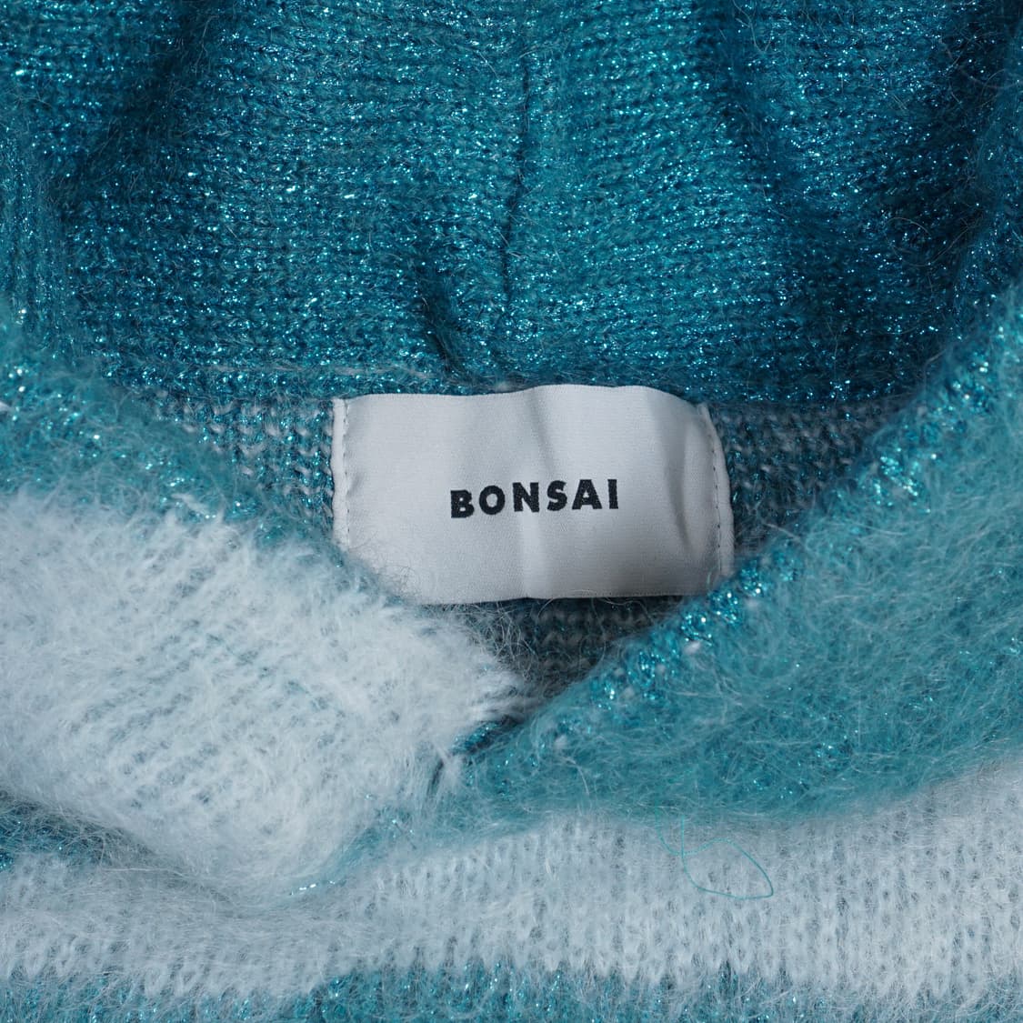 Bonsai 자카드 웨이브 니트 후드 상품이미지7