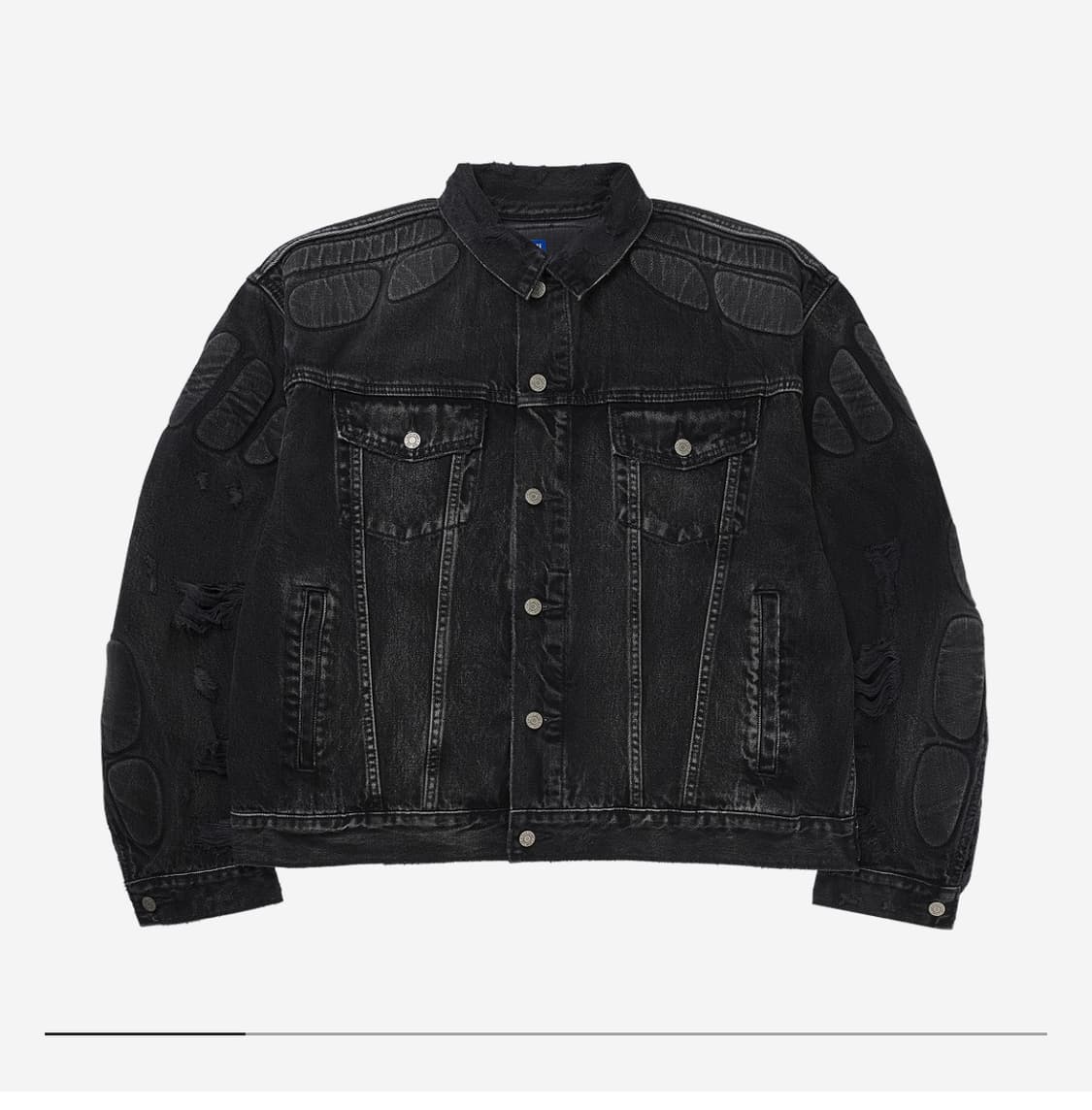 (새상품XL)Yeezy Gap 패딩 데님 자켓 상품이미지1