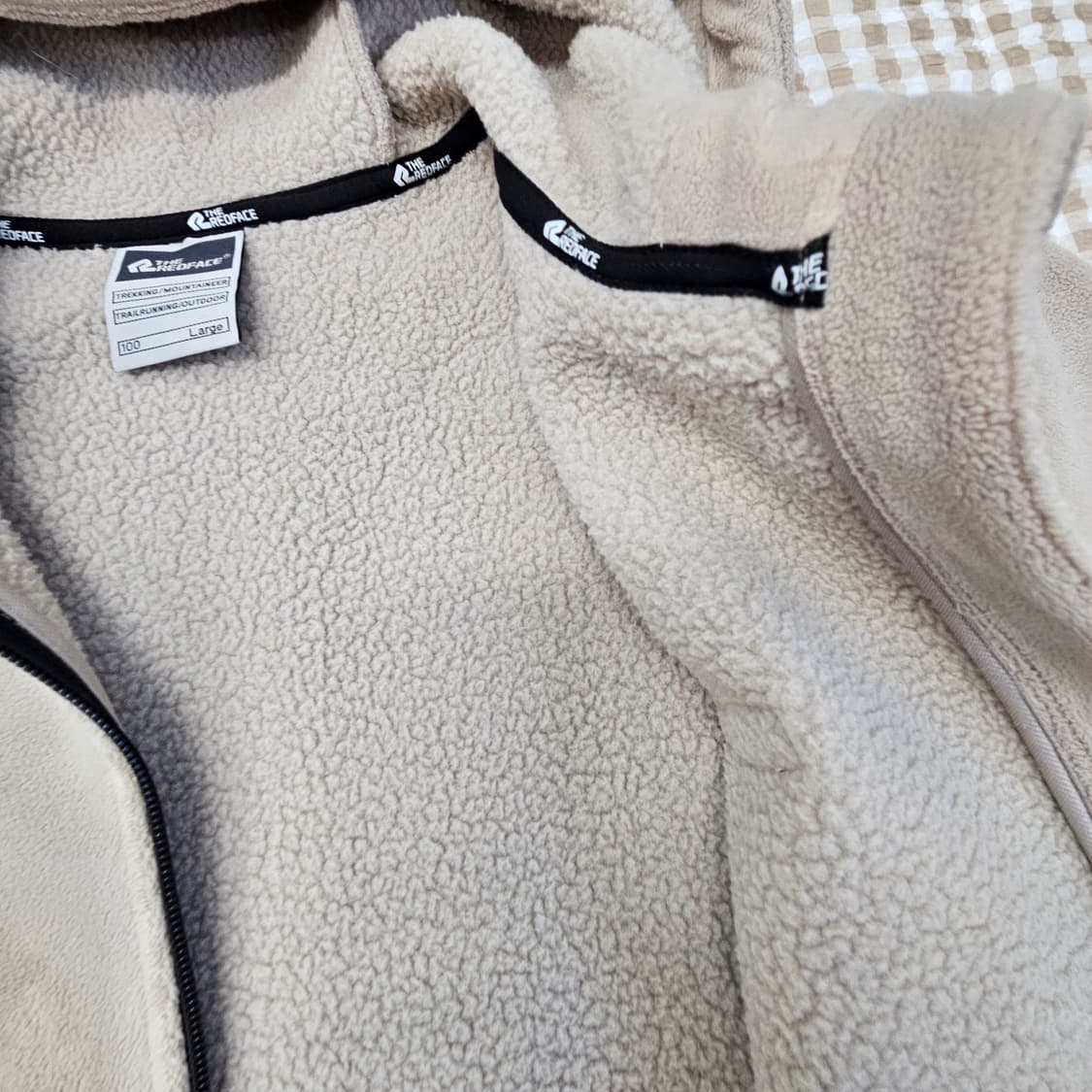 레드페이스 기모 플리스 후드집업 남자100 상품이미지6