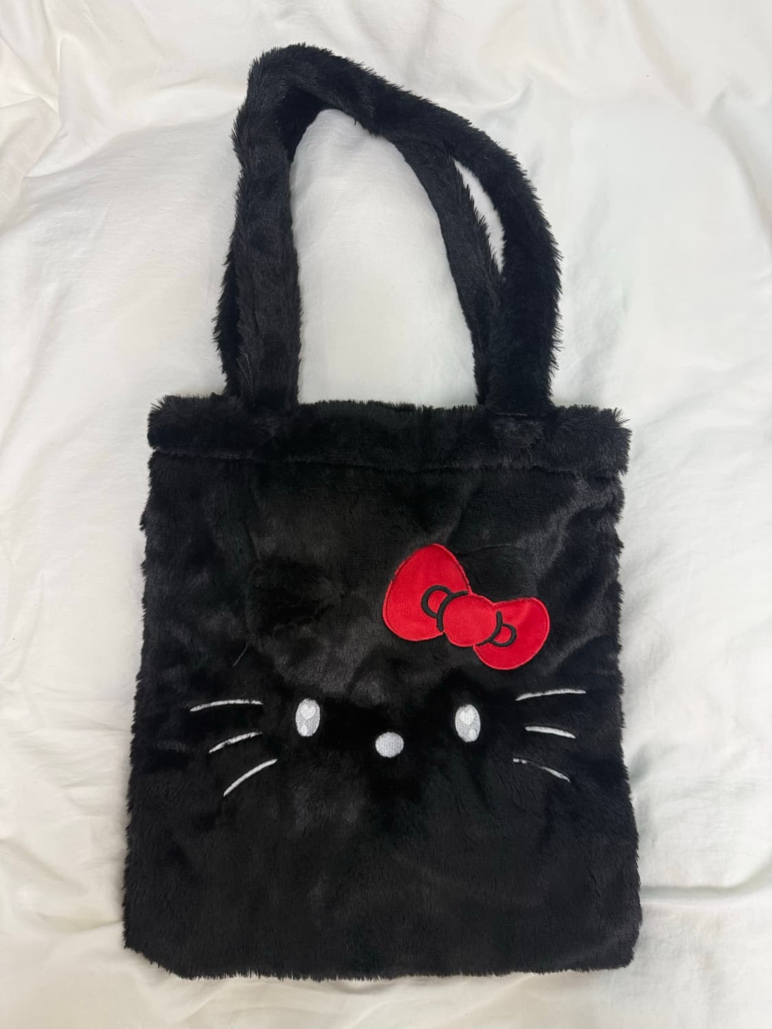 헬로키티 퍼 에코백 숄더백 지뢰계 상품이미지1