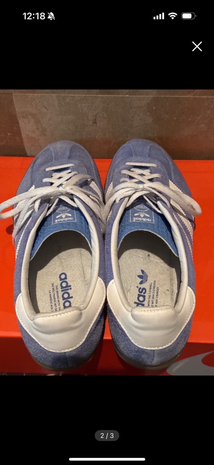 아디다스 가젤 인도어블루 퓨전 클라우드 화이트(W) 260 상품이미지2