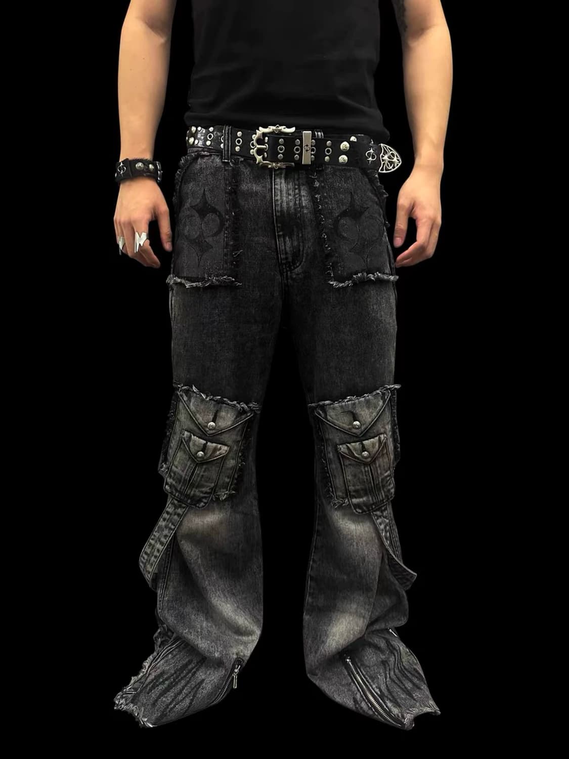 Le Losange X M-Hood Flare jeans 상품이미지3