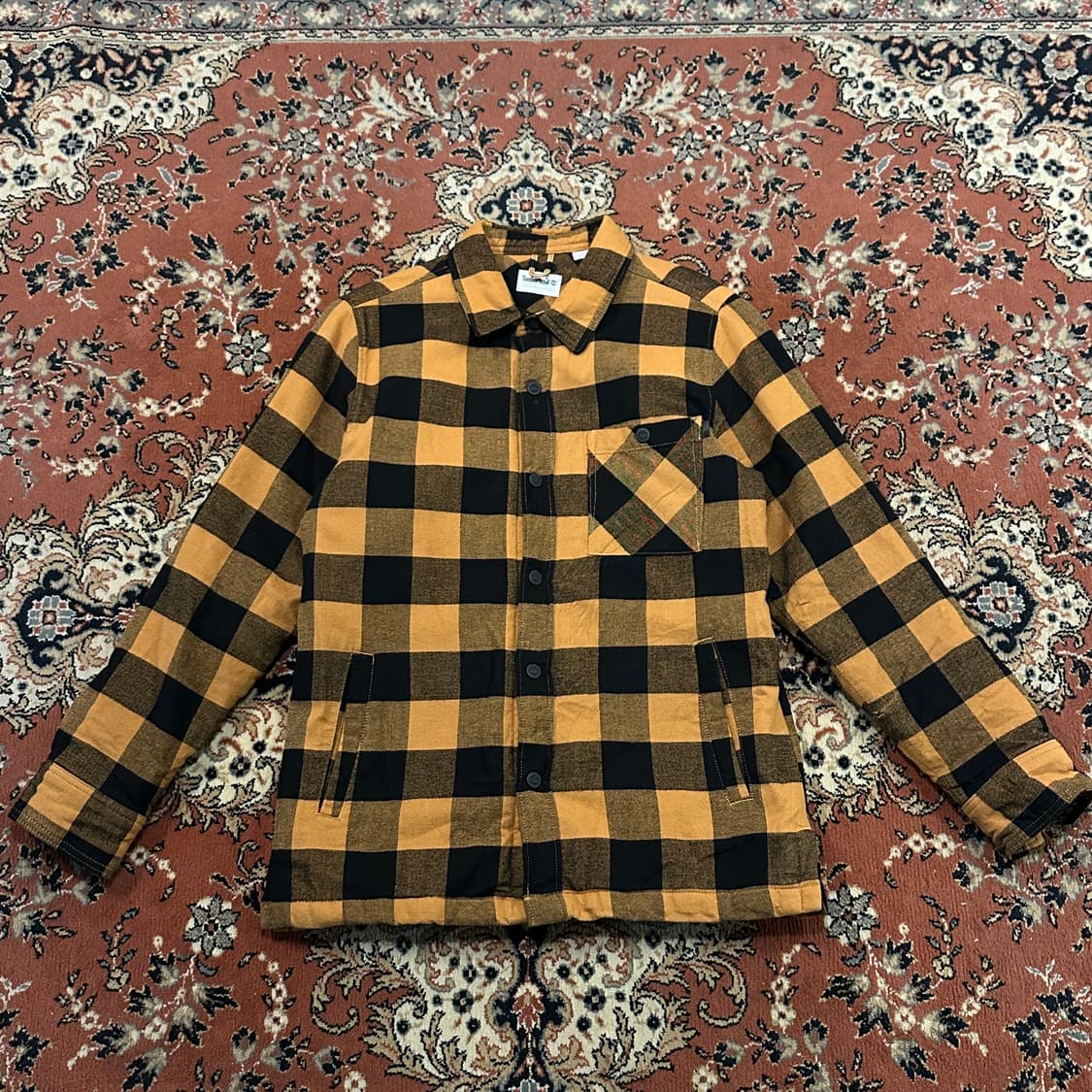 팀버랜드 플란넬 셔츠 자켓 (M) 플리스 상품이미지2