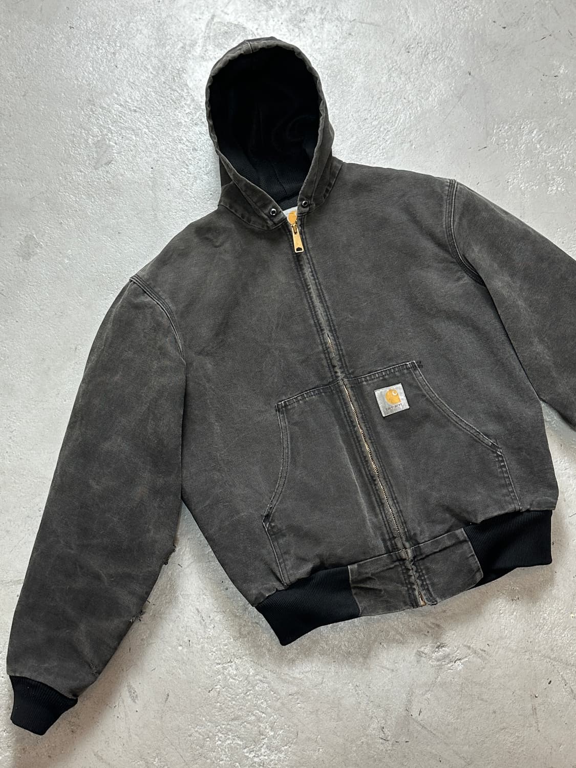 90's OG USA Made 칼하트 액티브 자켓 칼하트 BLK 상품이미지5