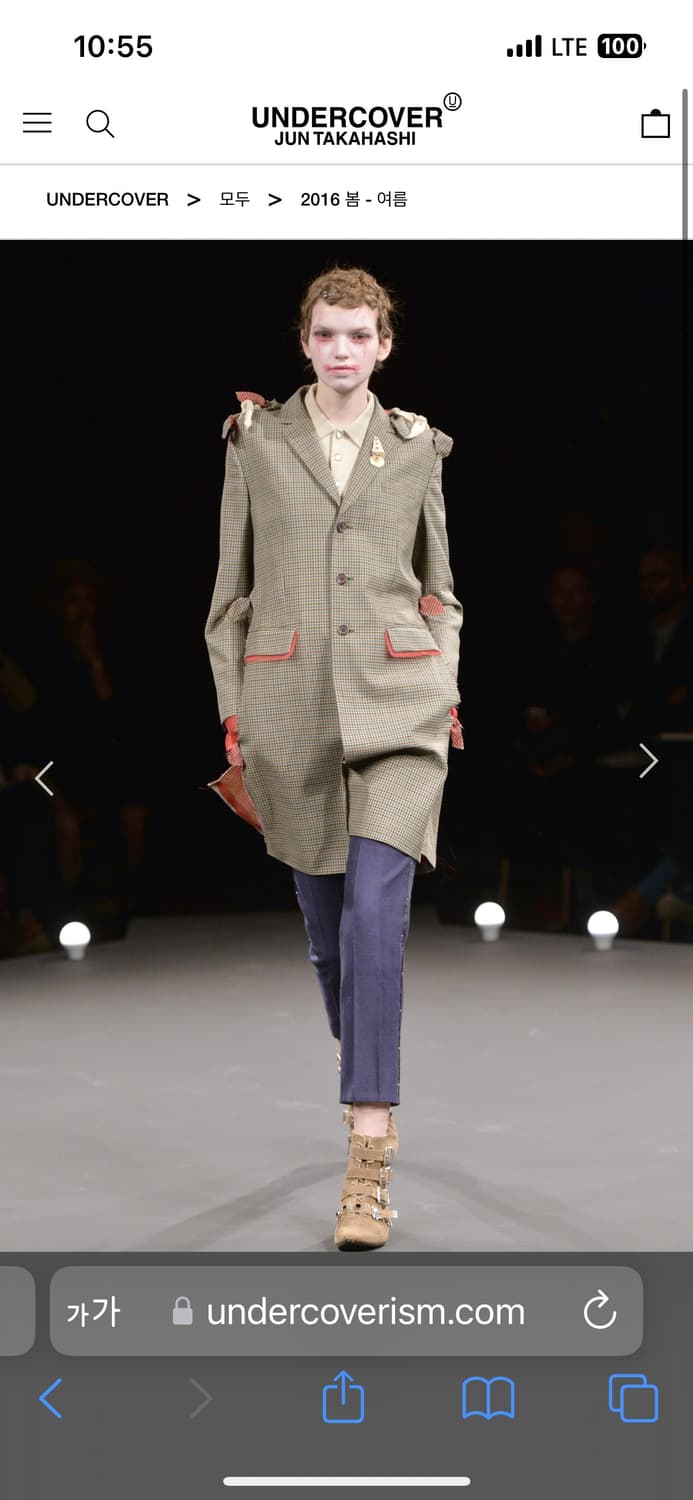 언더커버 런웨이 봄 자켓  상품이미지9