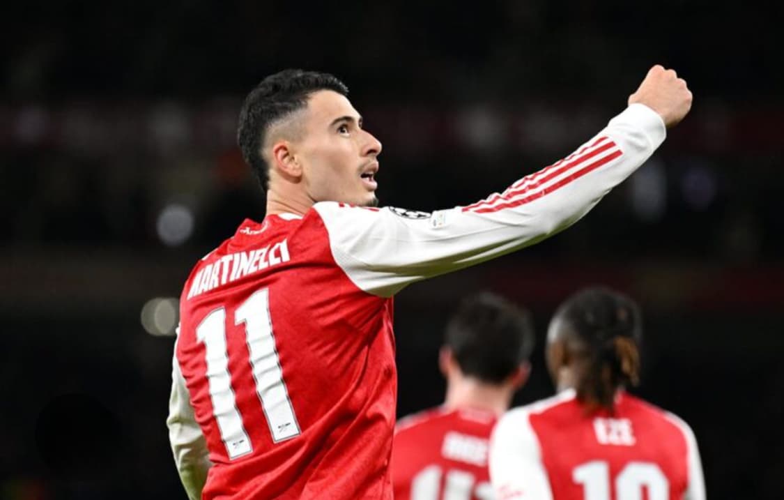 25-26 아스날 홈 마르티넬리 긴팔 유니폼 L사이즈 어센틱버전  상품이미지10