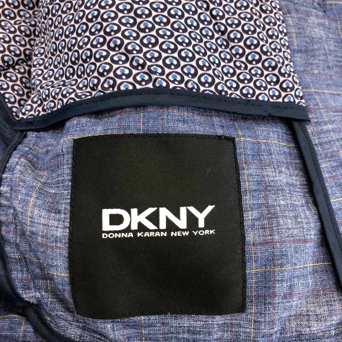 DKNY 린넨자켓 95 사이즈 블루 상품이미지5