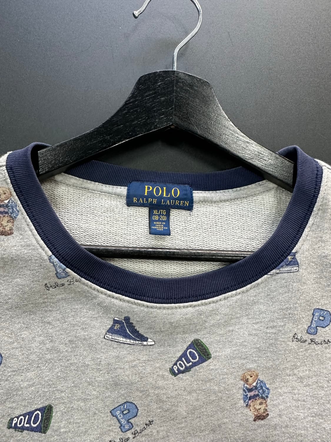 폴로랄프로렌 베어 그레이헤더 스웻맨투맨 상품이미지5