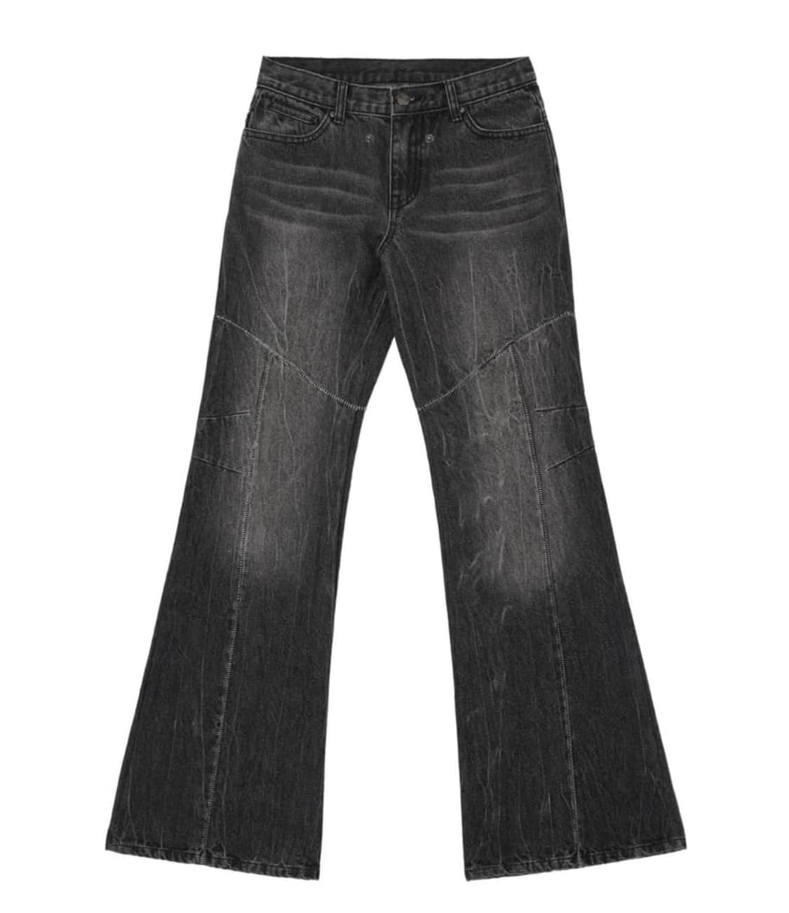 오호스 crack washed denim pants 상품이미지2