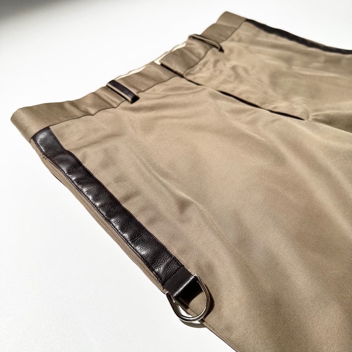 에르메스 레더 트림 코튼 치노 팬츠 상품이미지6