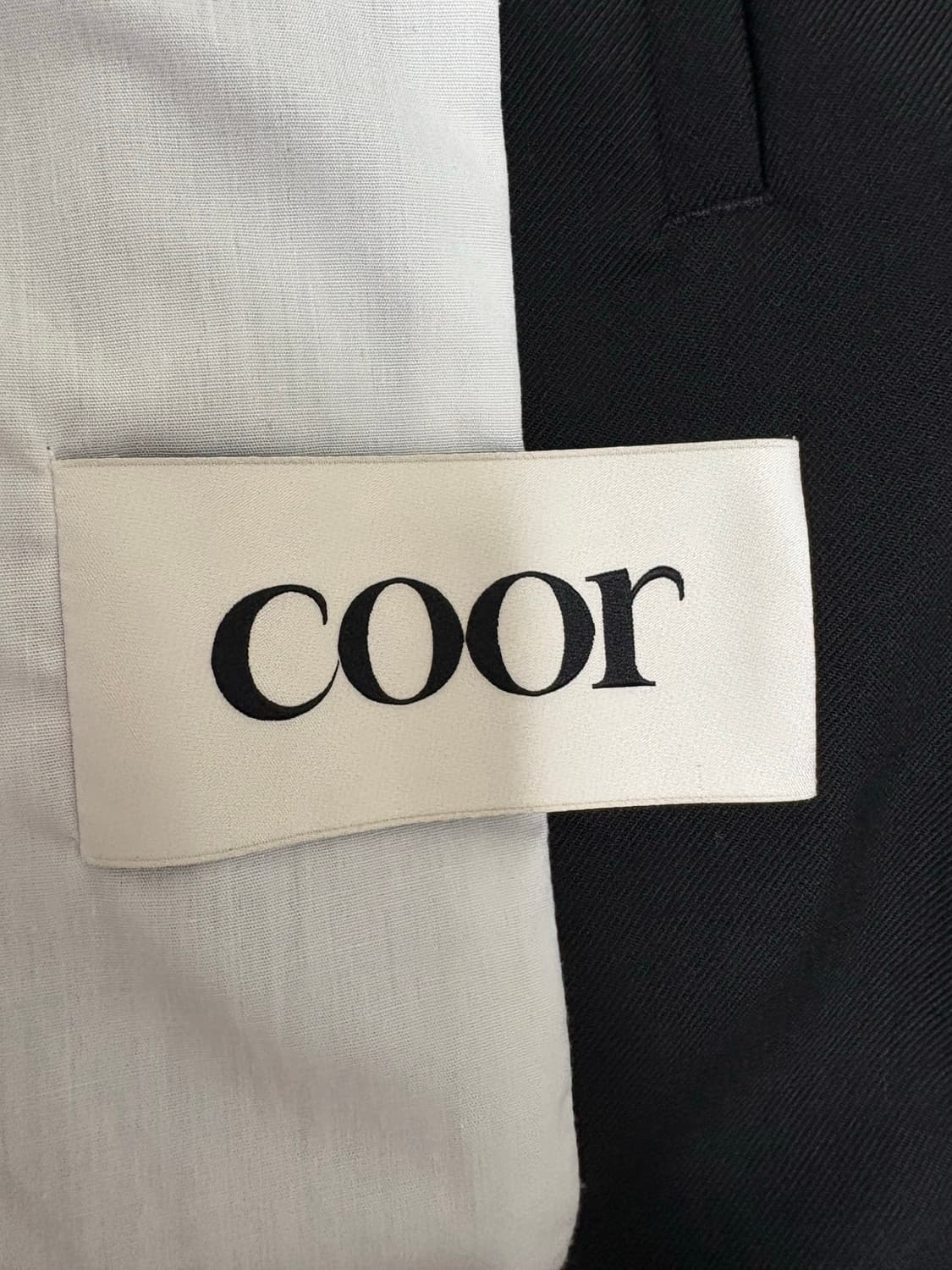 쿠어 울 블루종 (블랙) L 상품이미지4