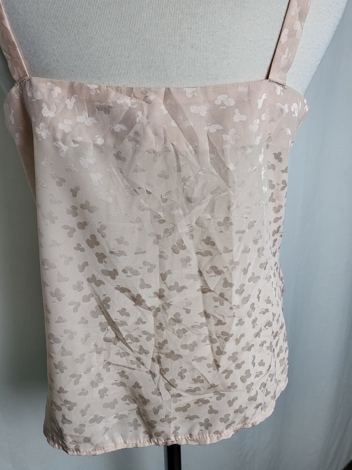 빈티지 로즈핑크 숏 슬립 이너 나시 상품이미지5