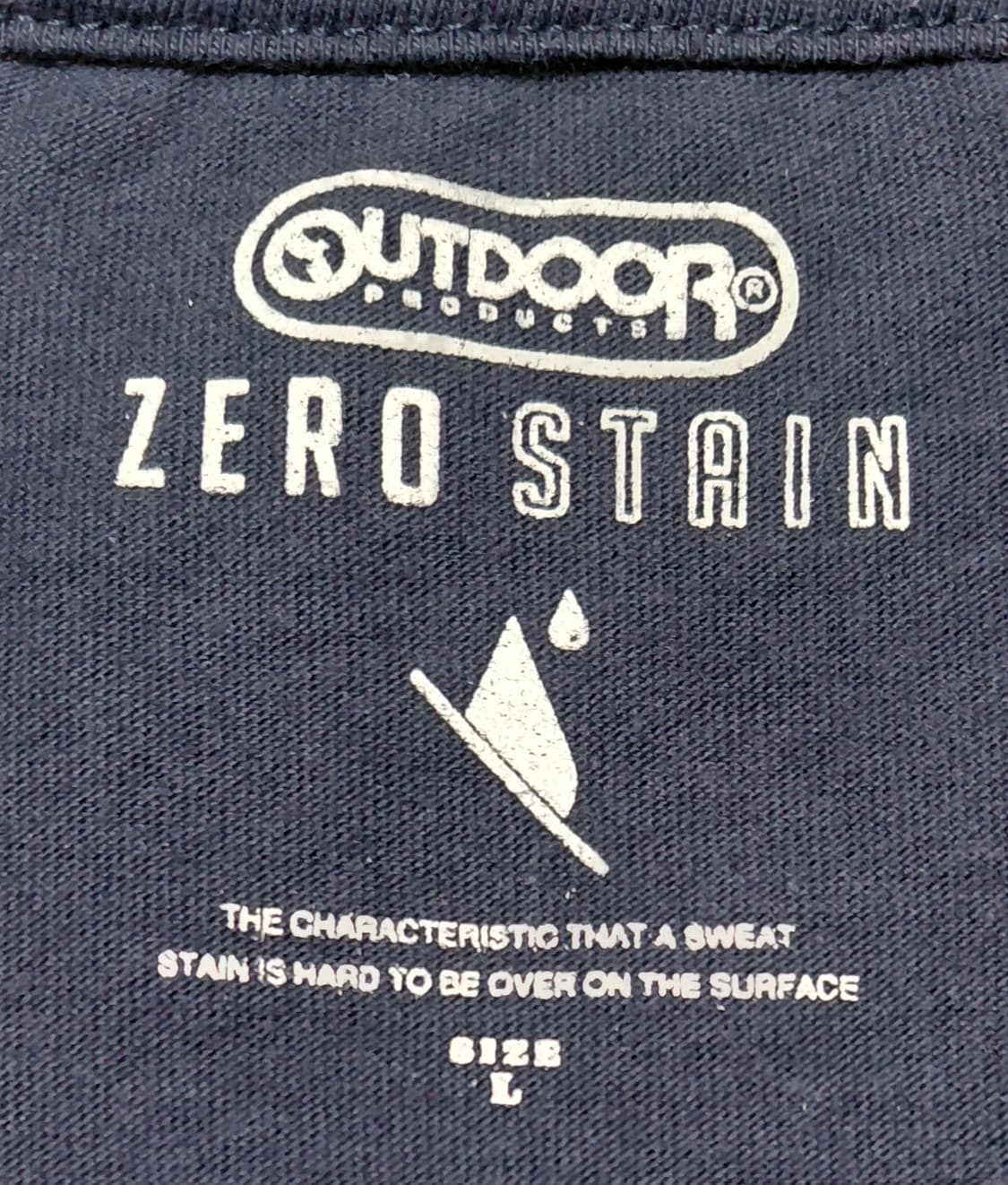 [L] 아웃도어 프로덕츠 제로스테인 데님 패치워크 포켓 티셔츠 (네이비) 상품이미지3