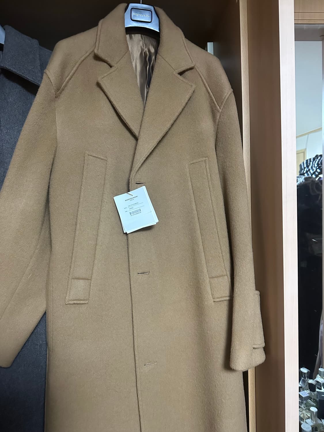 우영미 포켓디테일 코트 178코트 베이지 46 상품이미지1