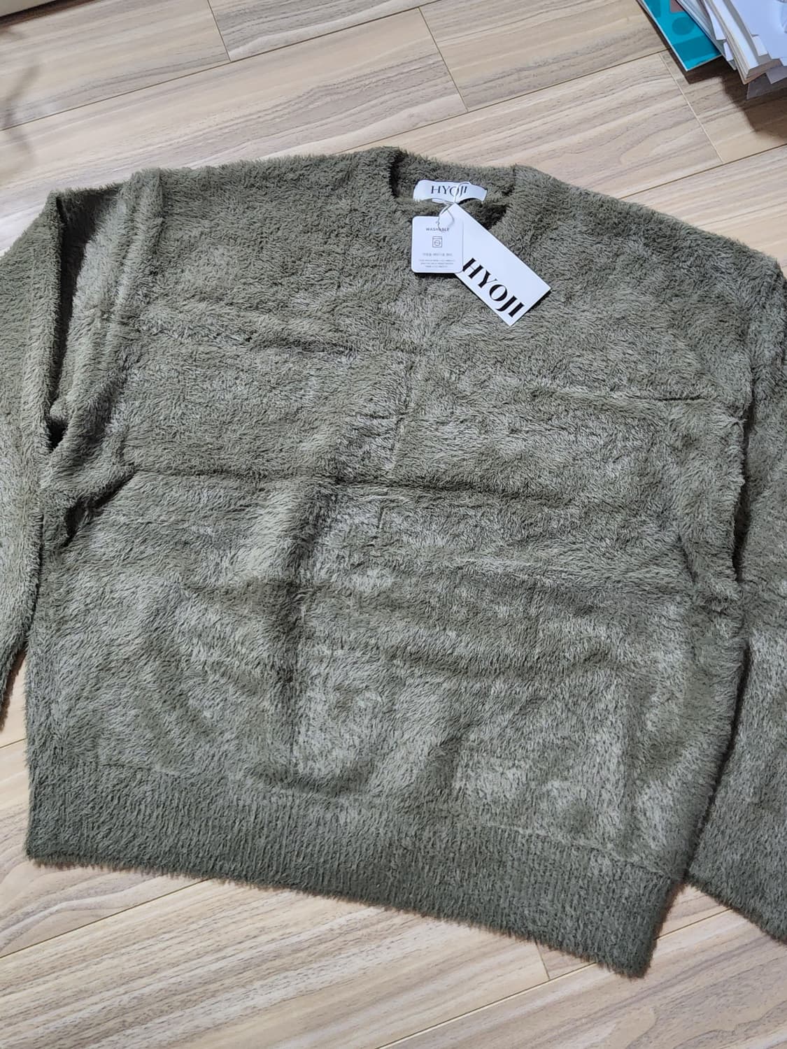 hyoji효지앙고라니트카키 상품이미지1