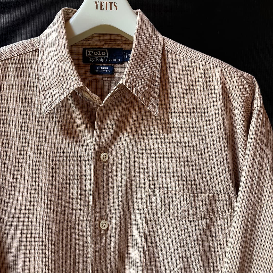 00s 폴로 랄프로렌 인디아 메이드 MERRIN 셔츠 상품이미지5