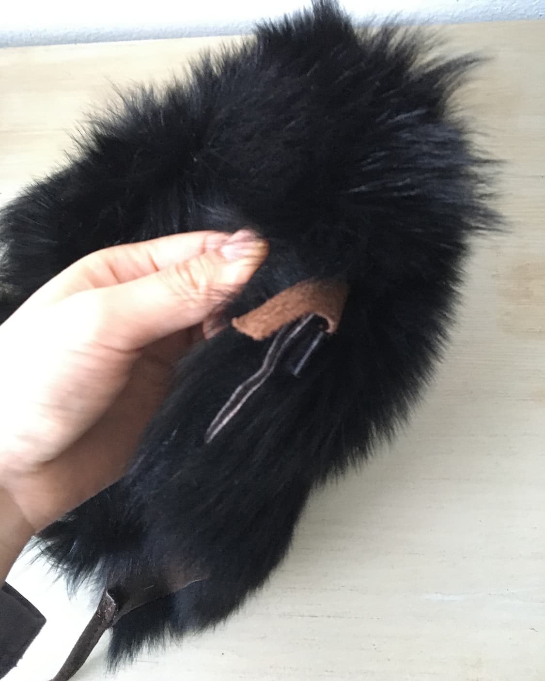 fur pom pom hat 상품이미지7