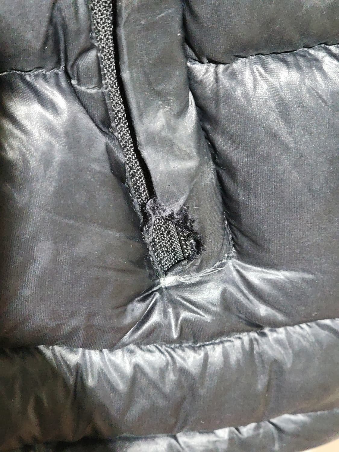 (105) 노스페이스 패딩점퍼 블랙 800 다운자켓 후드탈부착  상품이미지8