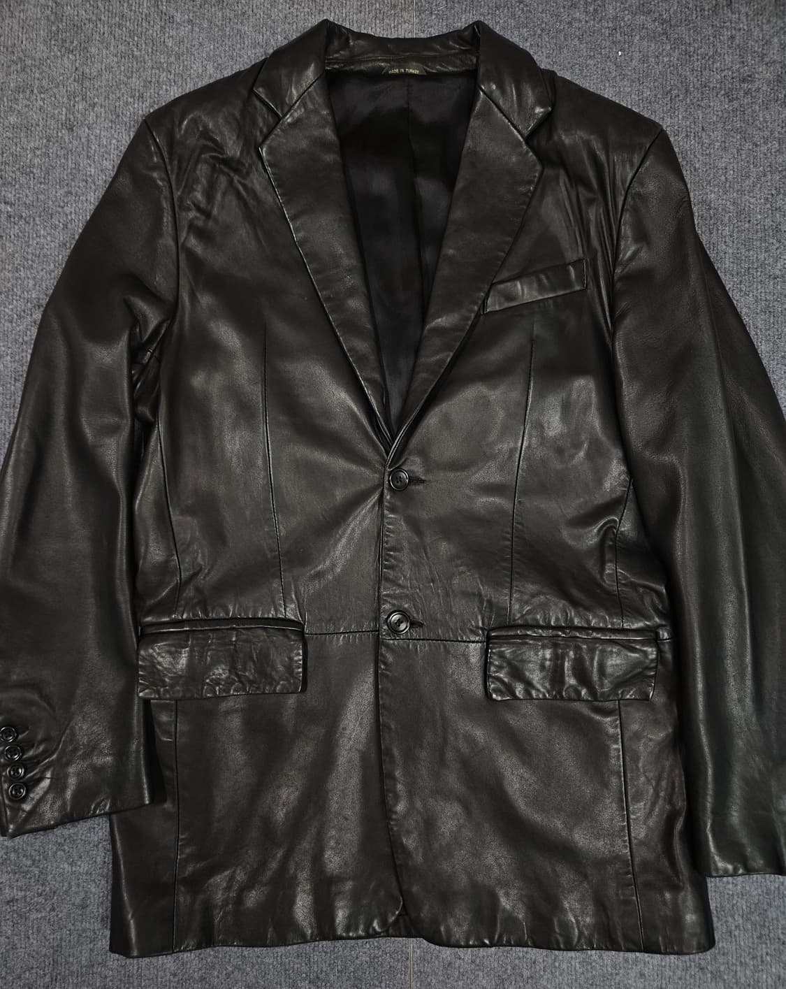 바나나리퍼블릭 90's 레더 블레이저 양가죽 자켓(급처) 상품이미지1