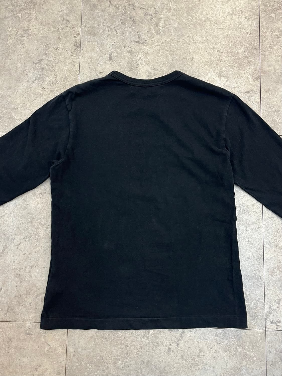 꼼데가르송 긴팔티 블랙 S #csz2840 상품이미지8