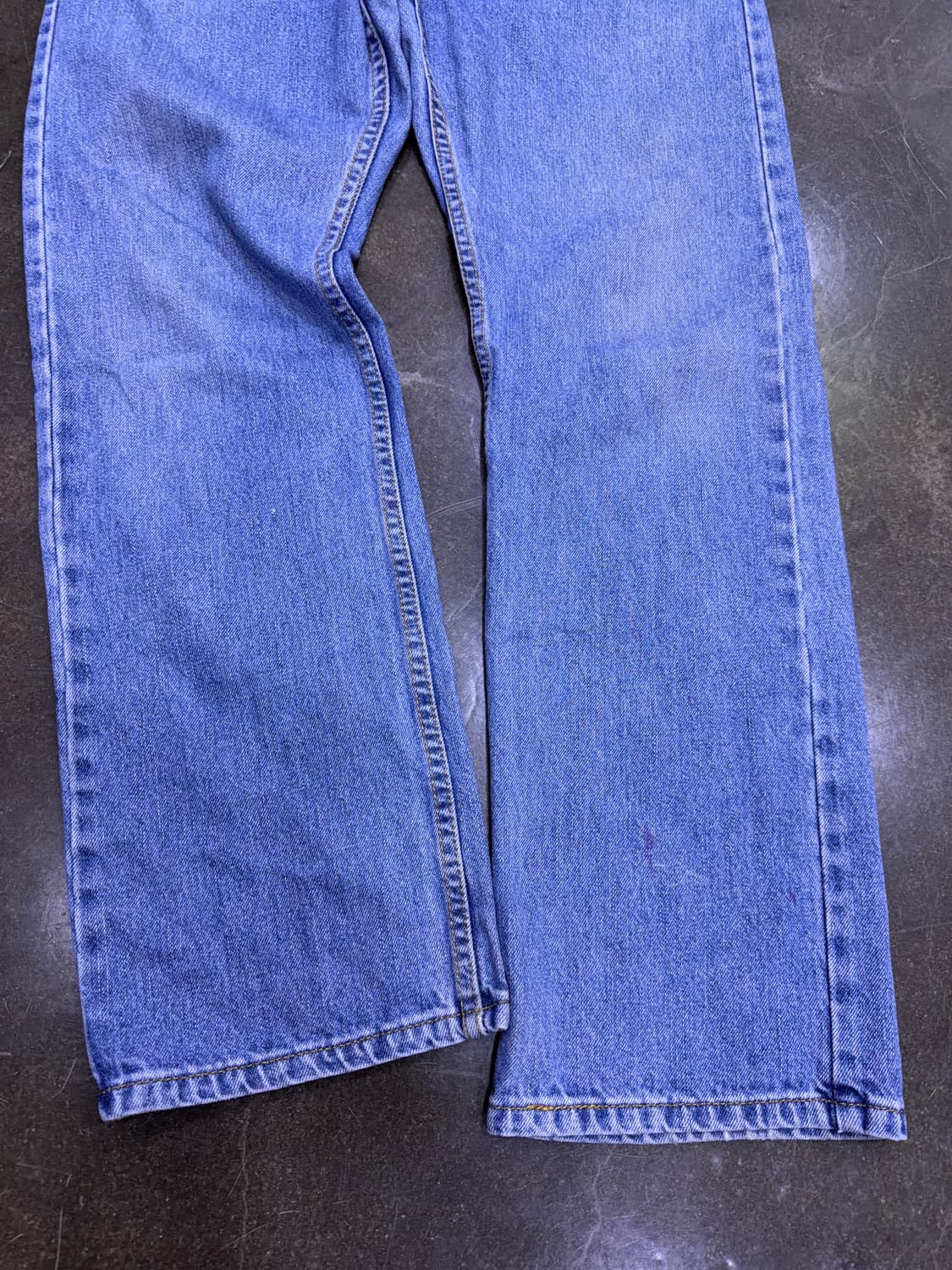 리바이스 505 레귤러 스트레이트핏 00's 워싱 데님팬츠 33 상품이미지6