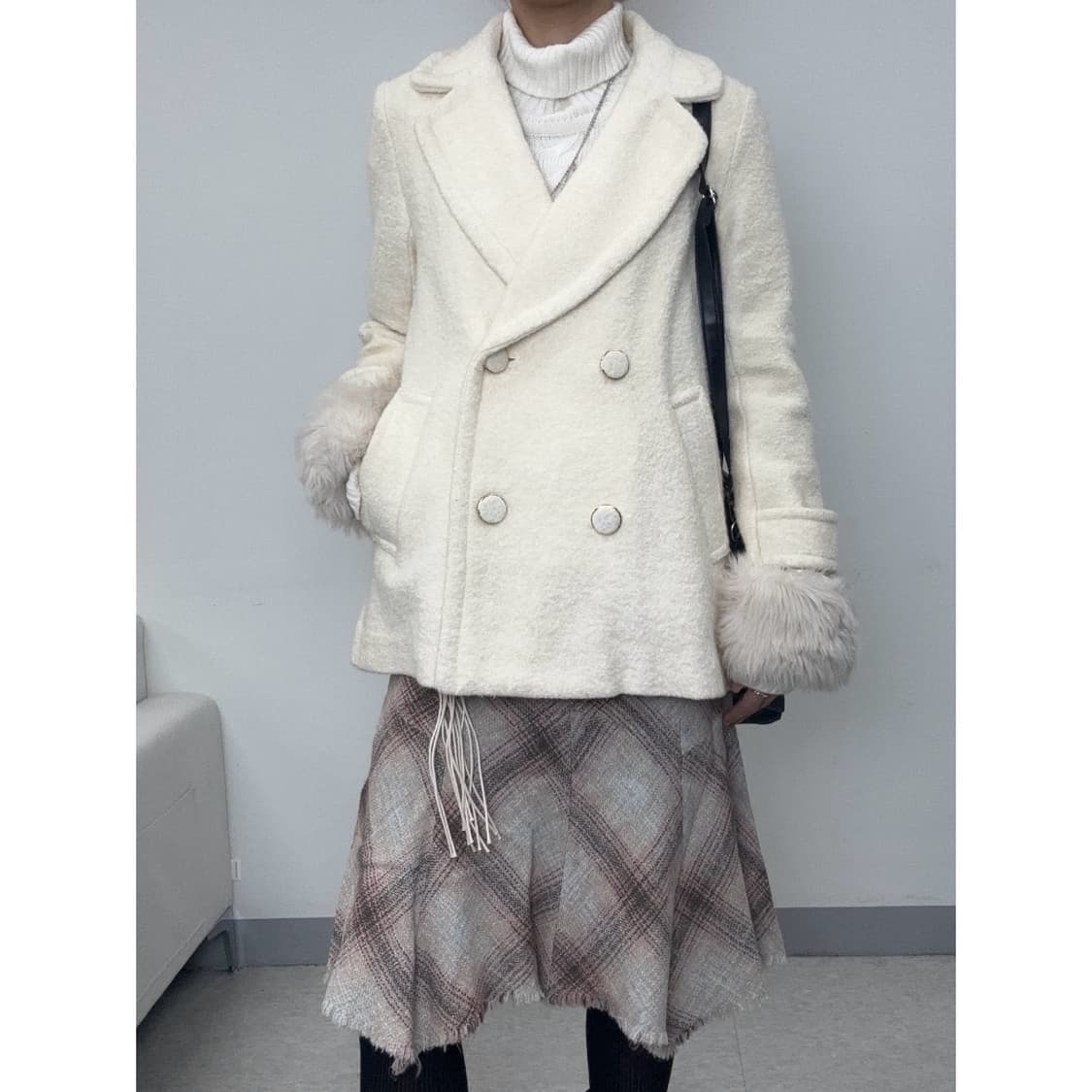 빈티지 울 스커트 상품이미지2