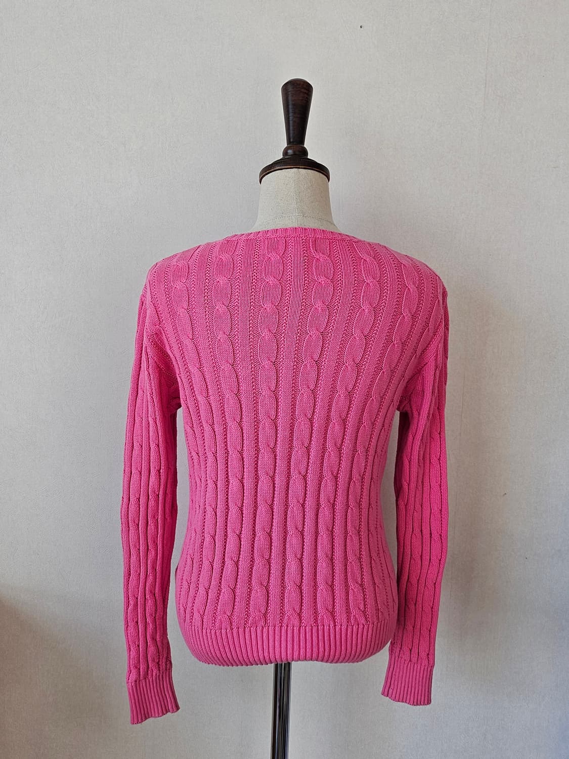 폴로 랄프로렌 케이블 니트 핑크 / 봄 니트 / 여성 44~55 상품이미지5