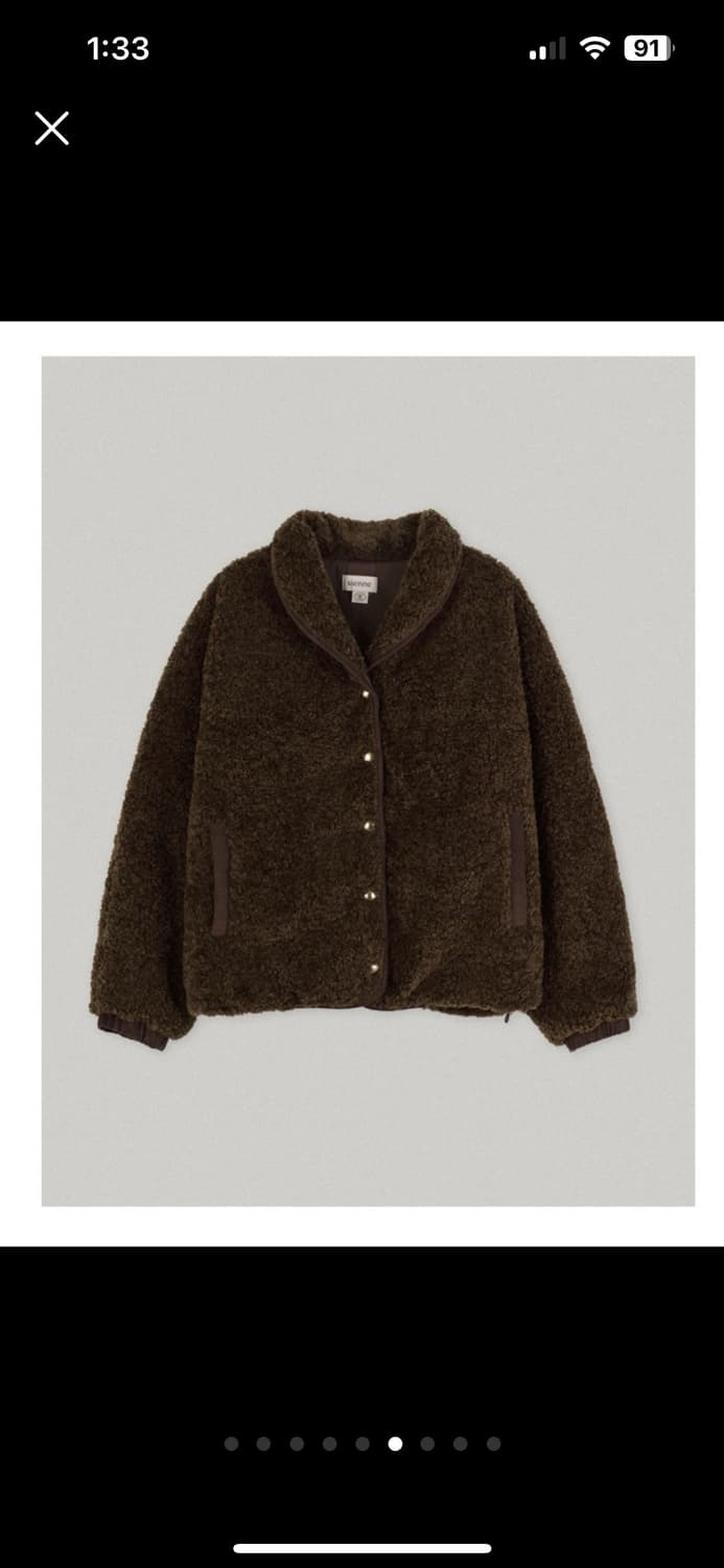 Sienne 시엔느 플리스자켓 브라운 상품이미지1