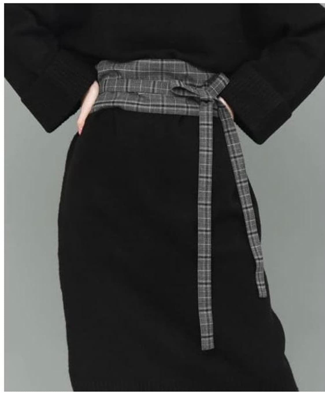 KBF 체크 오비벨트 상품이미지5