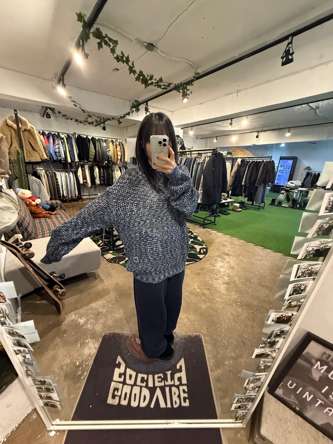 세터 이비자 시티 바캉스 내추럴 니트 네이비 상품이미지7