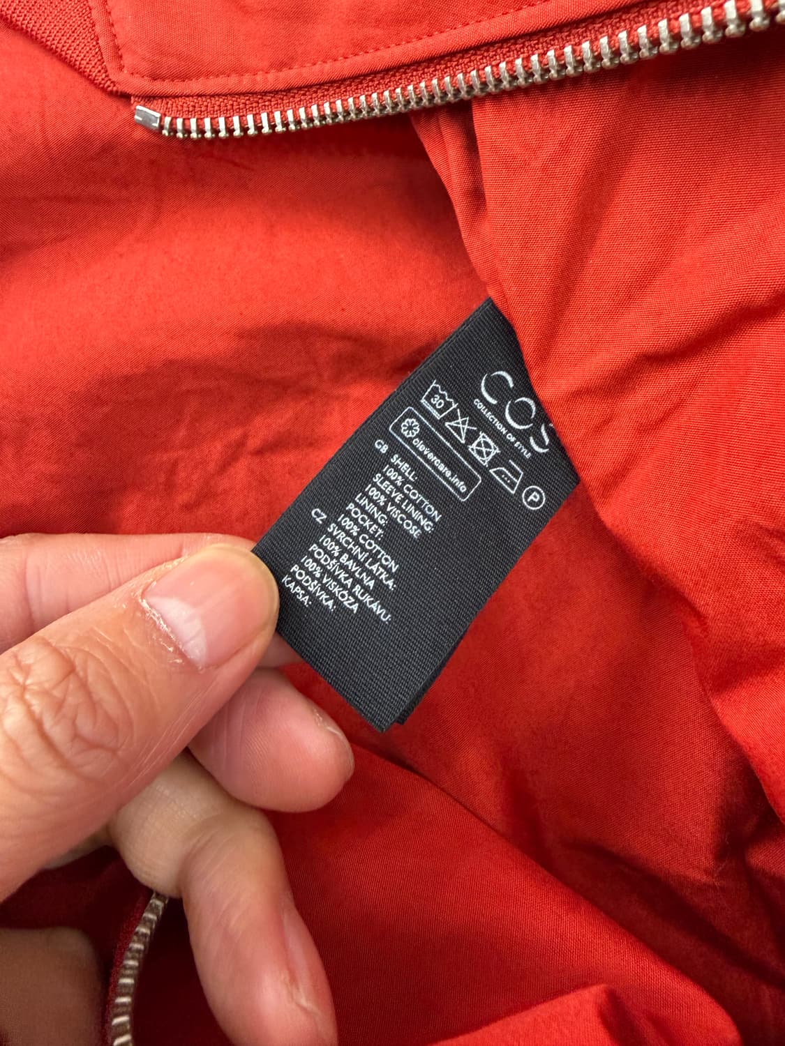 정품) COS 코스 남성 봄버 자켓 50 상품이미지6