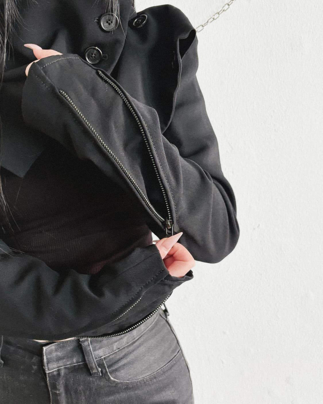 new* 앤드뮐미스터 2012 fall 런웨이 크롭 볼레로 사선버튼자켓 상품이미지7