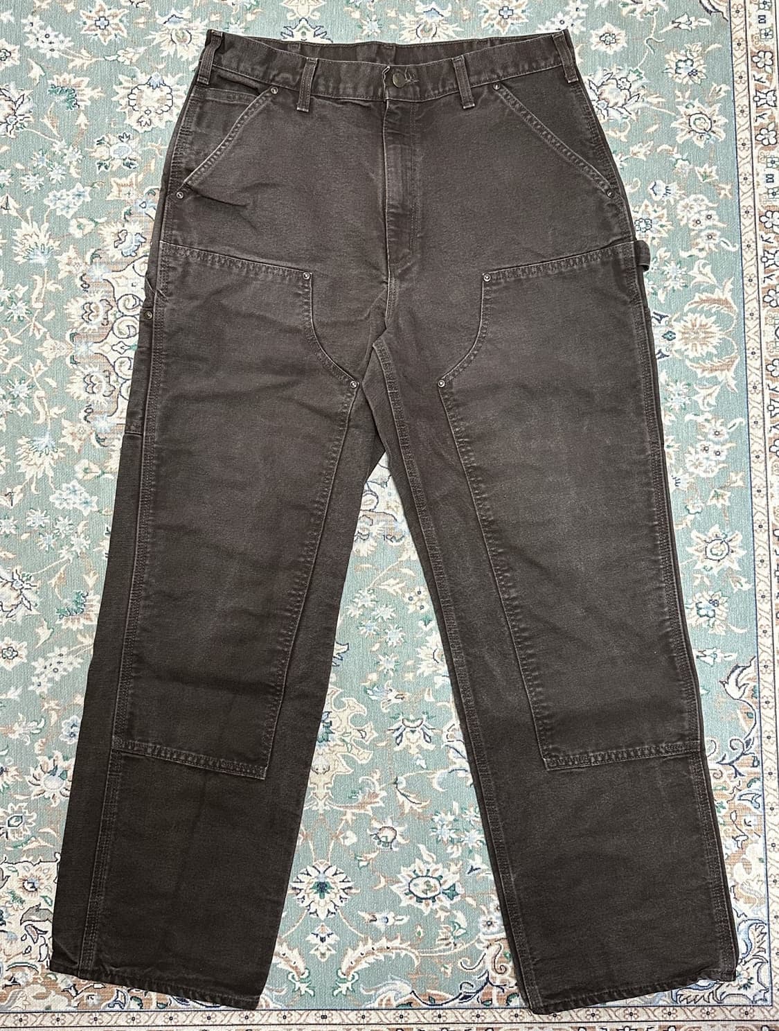 [32] 칼하트 b136 더블니 다크브라운 dkb 상품이미지1