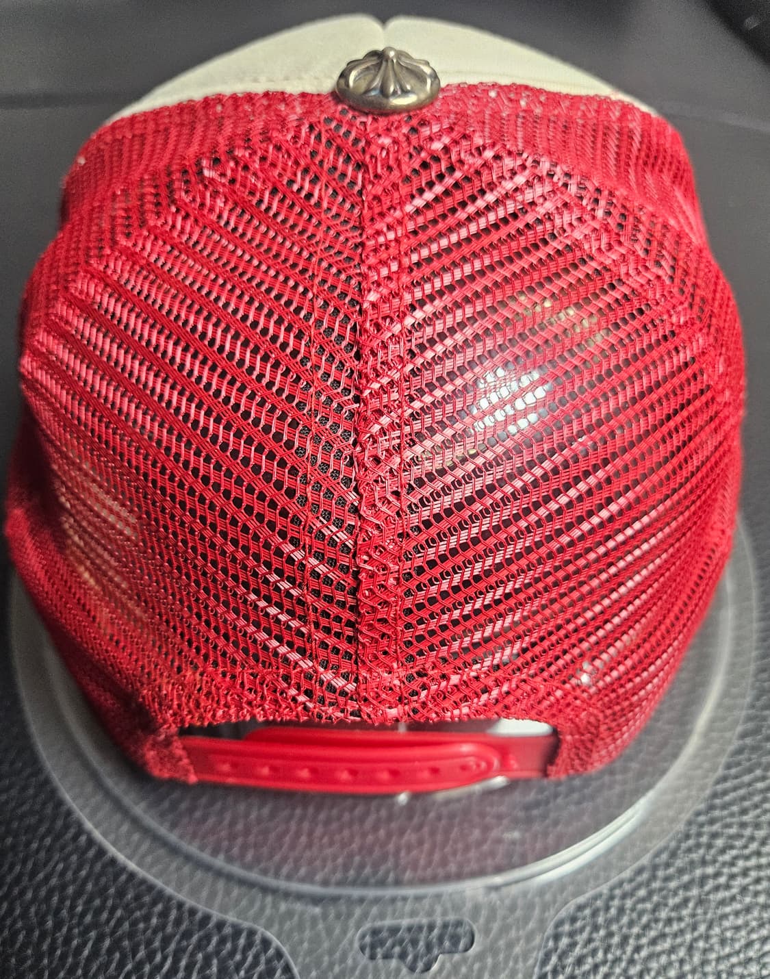 크롬하츠 메쉬 트러커캡 모자 블루/레드 상품이미지4