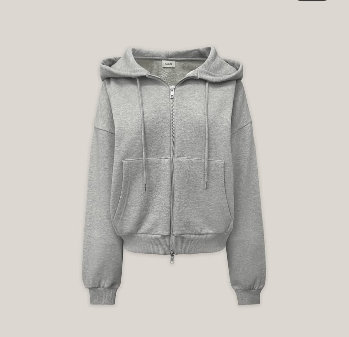 뮤제라 문 후드집업 조거팬츠 세트 그레이 상품이미지2
