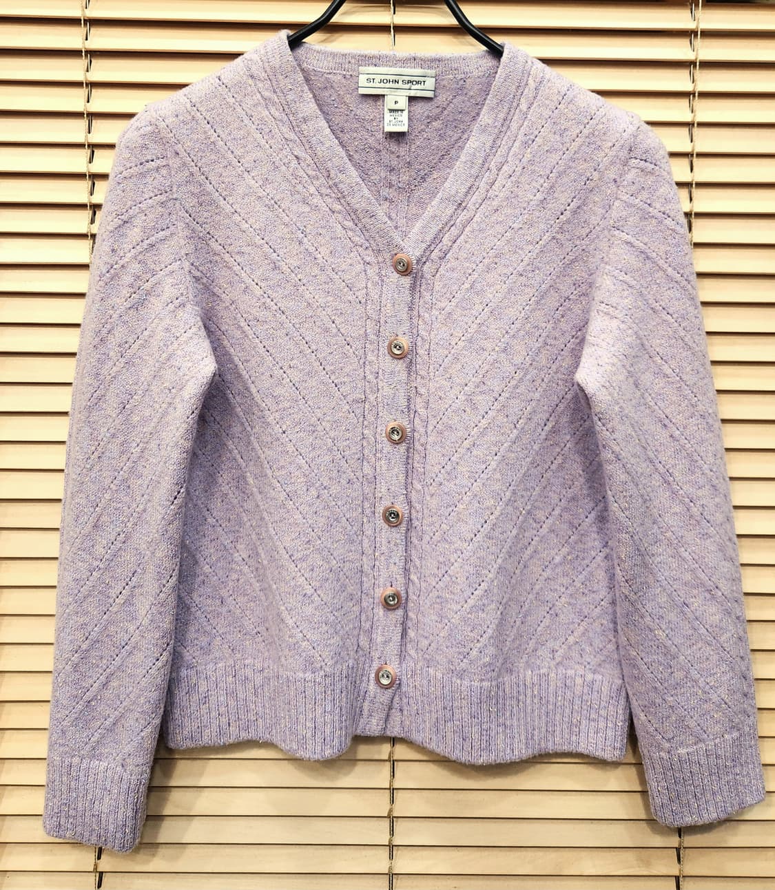 ST.JOHN 스포츠 울블랜드 니트 가디건 상품이미지1
