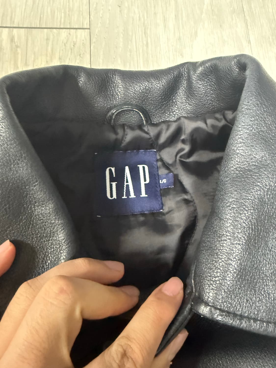 (L)gap 올드갭 레더 카코트 코트 상품이미지2