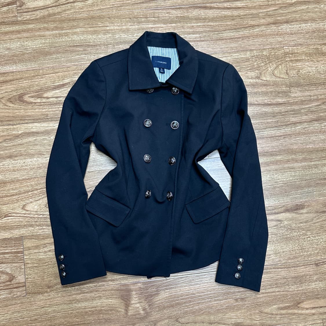 빈티지 더블버튼 자켓 긱시크 오네갸루 로걀 페어리 그런지 고딕 고스 상품이미지1