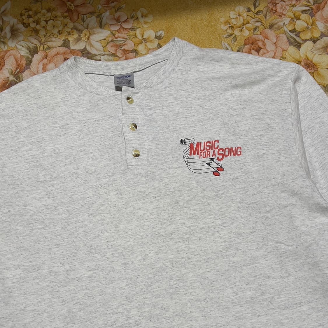 USA 90s The beatles Og 헨리넥 롱슬리브 상품이미지4