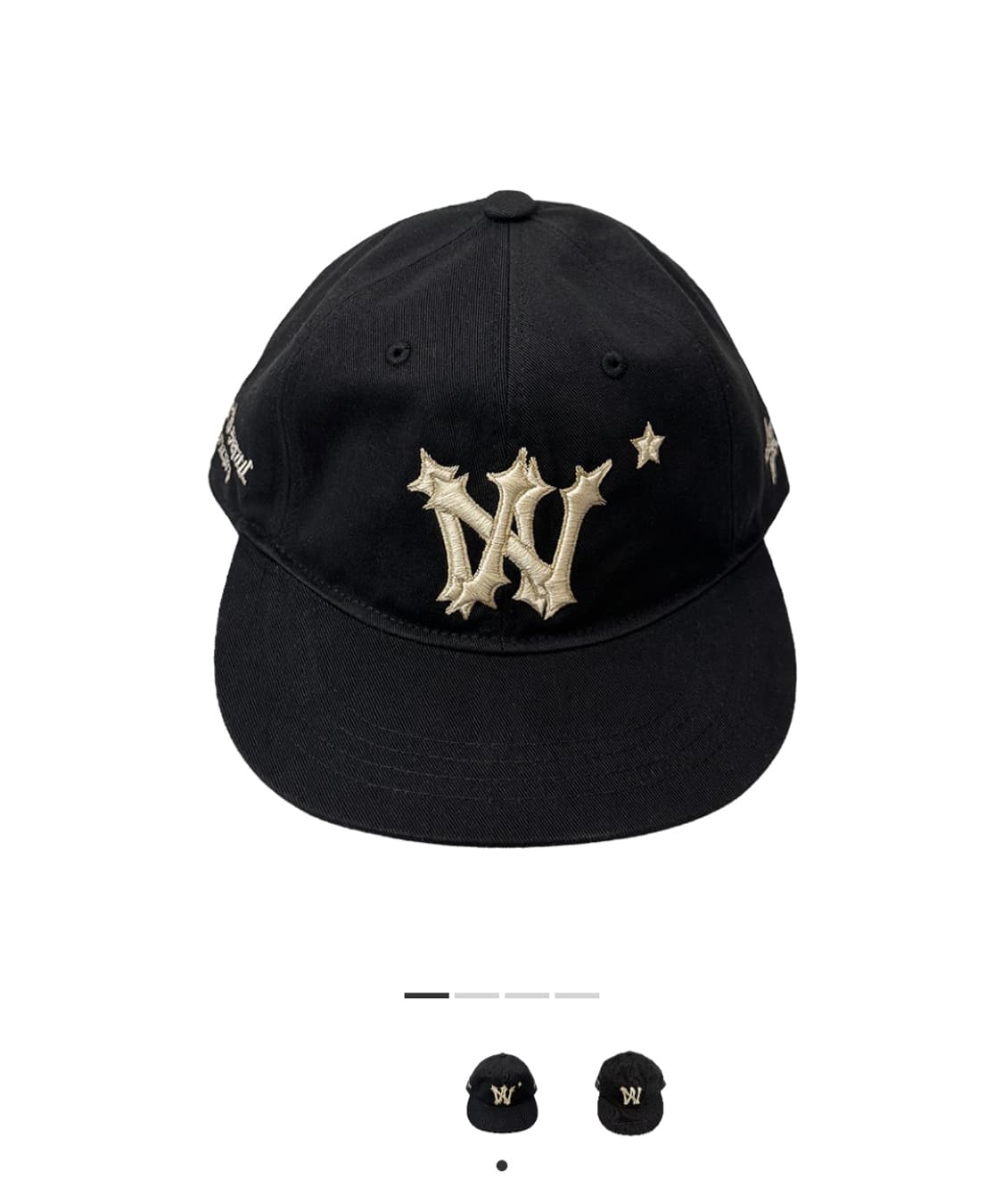 새상품 아오이로 6 패널 히카리 캡 블랙 상품이미지1