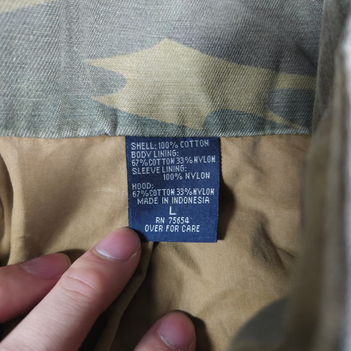 아베크롬비 밀리터리 카모 필드 자켓 상품이미지5