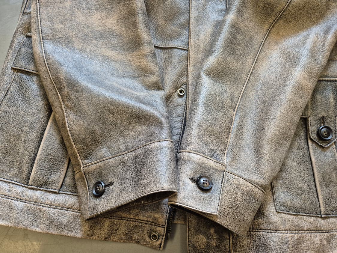 90s 게스 소기죽 자켓 상품이미지6