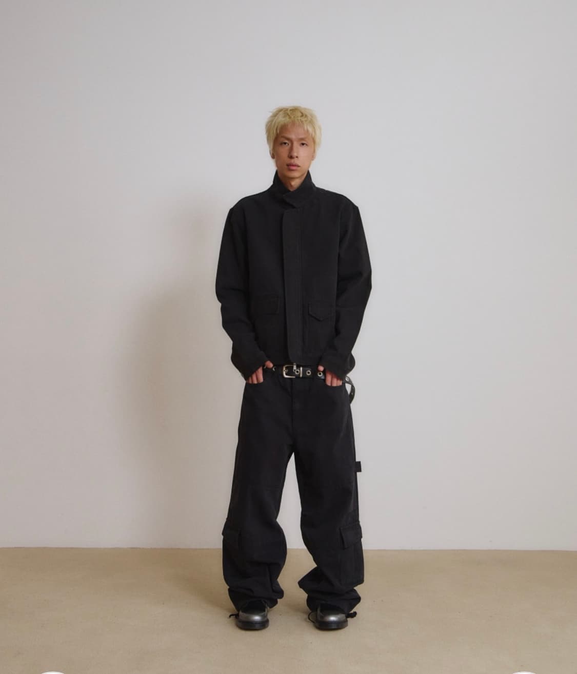 High Neck Oblique Pocket Jacket  상품이미지2