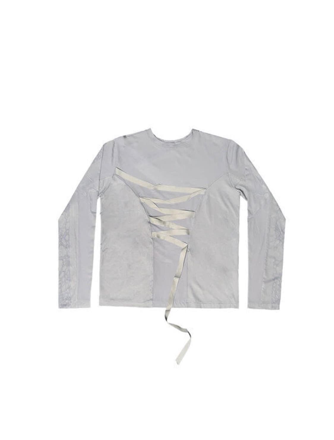Backward Printed Sleeve / Cool Grey 상품이미지1