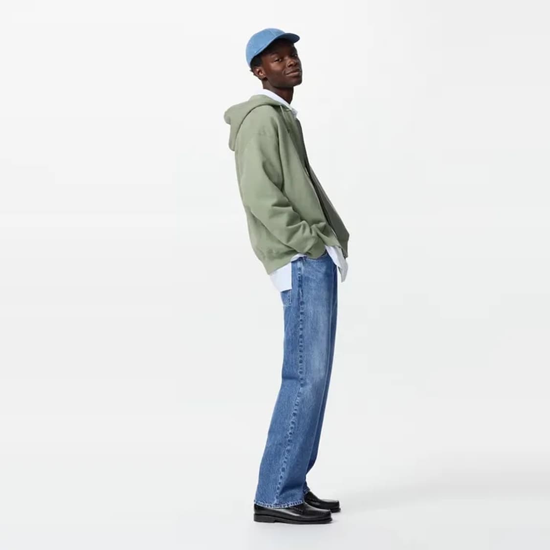 [새상품](34) 유니클로xJW앤더슨 스트레이트 초판 65블루 상품이미지4