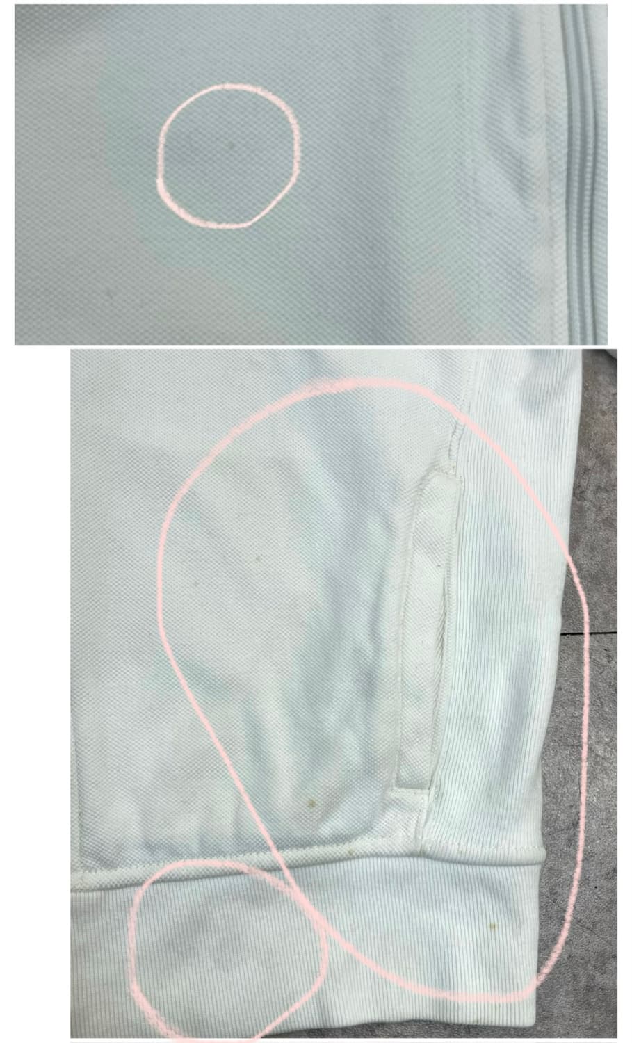 폴로 랄프로렌 빅포니 져지 화이트 M #csz4141 상품이미지5