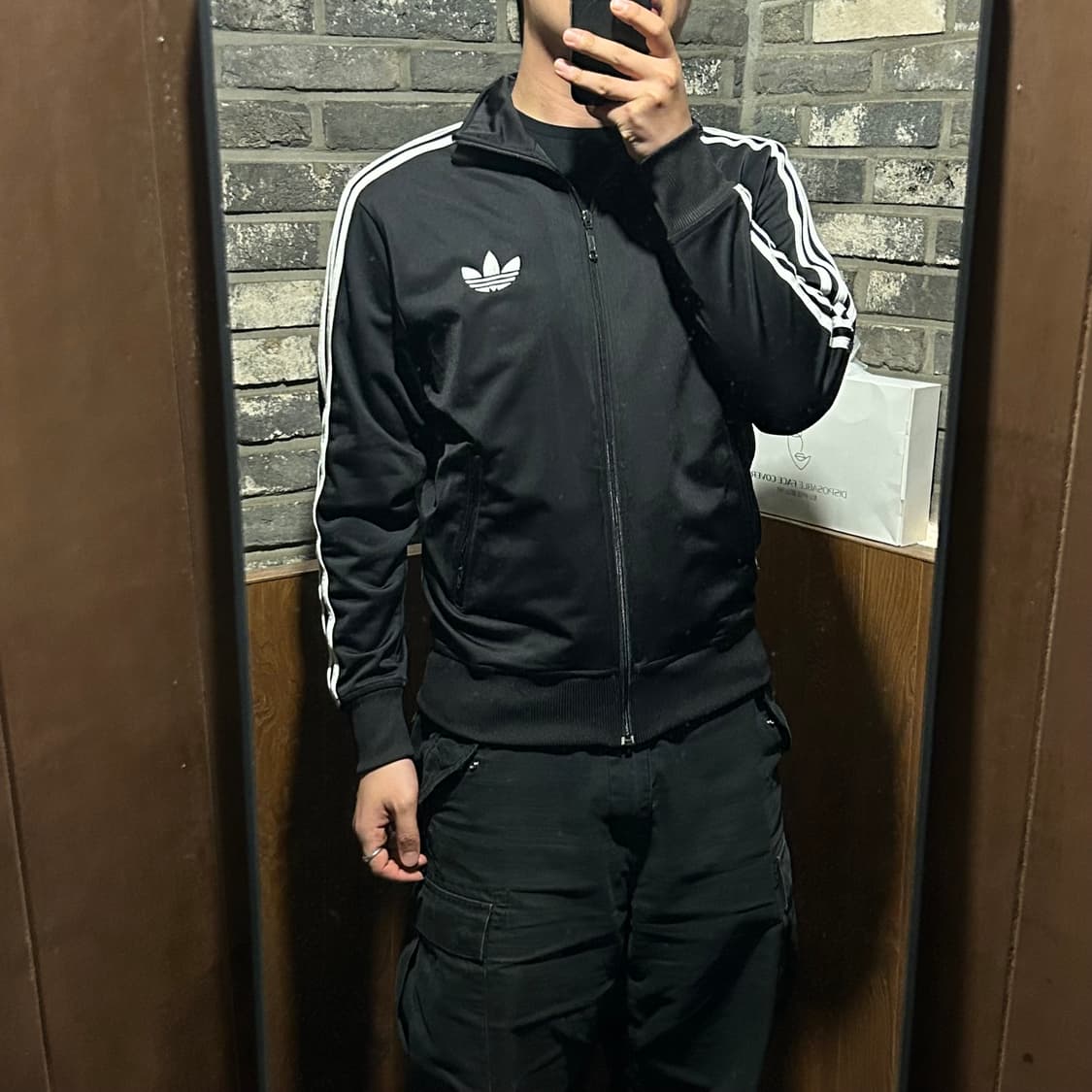 L) 아디다스 파이어버드 삼선 져지 트랙탑 집업 블랙 W19 상품이미지9